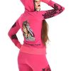 414YsvLXOKL.jpg Women's Four Way Stretch Yoga Sets Lion Print Tiger Embroidery EMW18002