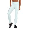 Honolulu Blue Elastic Yoga Leggings