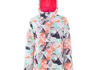 41H4grKDl0L.jpg Women's Waterproof Ski Jackets Pants Set Windproof Girls Snowboard Suit Colorful Printed Snowsuit