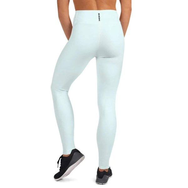 Honolulu Blue Elastic Yoga Leggings