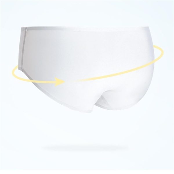 Women's Seamless Mid Waist Cotton Crotch Thin Breathable Yoga Exercise Triangle Pants