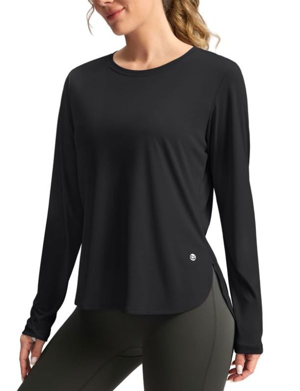 41oojhgIjxL.jpg Women's Sun Shirts UPF 50+ Long Sleeve UV Protection Shirt Lightweight Quick Dry Workout Hiking Tops for Women