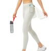 Female Yoga Suit Two-piece Set High Waist Sports Vest With Bra Nude Tight Pants And Multi Pocket Women's Fitness Suit