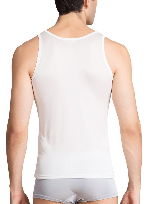 516ZjjZCSkL.jpg Men's Silk Tank Tops Sleeveless Pure Silk Undershirt Super Absorbent and Breathable Classic A Shirts