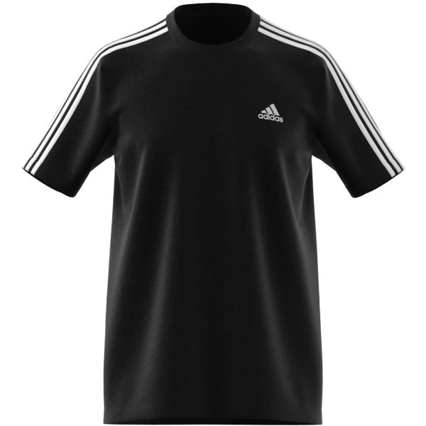 Men's Essentials Single Jersey 3-Stripes T-Shirt