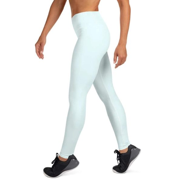 Honolulu Blue Elastic Yoga Leggings