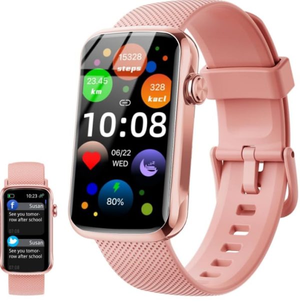 51j3OSnVURL.jpg Smart Watch, Smartwatch for Men Women with 24 Sport Modes, IP68 Waterproof Fitness Tracker with 24/7 Heart Rate/Sleep/SpO2