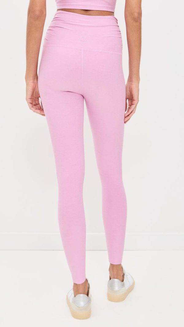 51n61l2myL.jpg Women's Spacedye Raise The Barre Shirred Leggings