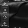 51nsZafaO1L.jpg Mens Fleece Hoodies Basic Casual Hooded Sweatshirts Long Sleeve Pullover Workout Tops with Pocket