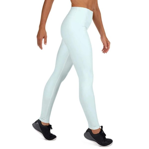 Honolulu Blue Elastic Yoga Leggings