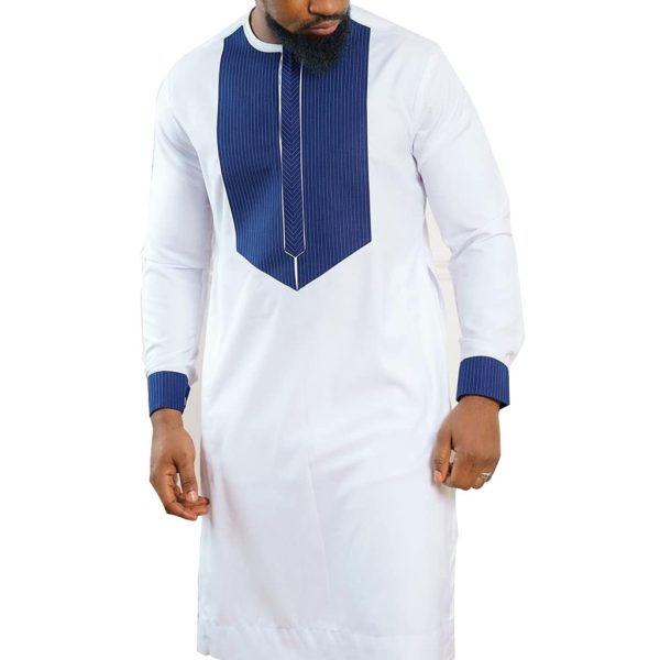Top and Pant Outfits Clothes for Men Long Sleeve Shirts African Jacket Trouser 2 Piece Set Dashiki Tracksuit Suits Wear