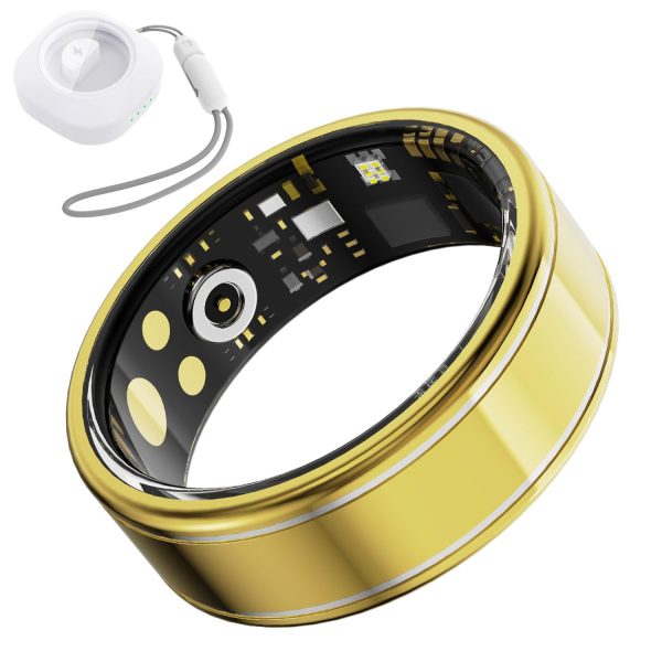 Fitness Tracker Ring for Men Women – Smart Health Ring with Heart Rate, SpO2, Blood Pressure, Sleep Monitoring, Steps, Calories,