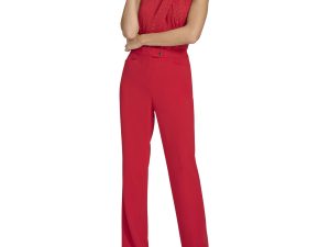 Straight-Leg Classic Business Casual Pants for Women