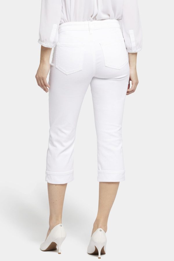 Women's Marilyn Straight Cuff Cropped Slimming Jeans