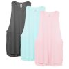 614wTSkjC4L.jpg Women's Racerback High Neck Workout Athletic Yoga Muscle Tank Tops