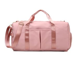 Dry and Wet Separation Women's Swimming Fitness bag Can Be Set Rod Luggage Large Capacity Leisure Yoga bag Travel bag