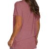 61R5Xp2C0EL.jpg Womens Loose Fit Tshirts Short Sleeve Summer Tops Casual Workout Yoga Tunic T Shirts Tops
