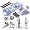 61SDjo4HXhL.jpg Pilates Board – 6-in-1 Foldable Reformer Training Kit with Auto-Rebound Ab Roller & Digital Display – Portable Home Core Workout