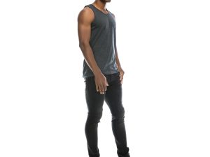 Mens Hipster Hip Hop Basic Tank Top Soft Premium Cotton Jersey Shirts, Small - 3XL Available