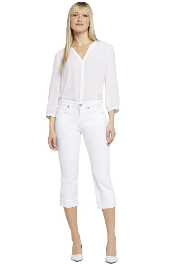 Women's Marilyn Straight Cuff Cropped Slimming Jeans