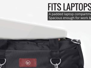 Gym Duffel Bag for Men or Women – Bag with Shoe, Laptop & Wet Compartment - Perfect Sports or Workout Shoulder Bag with Multiple
