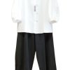 61l66CF70L.jpg Women 100% Cotton Shirt Pants Buddhist Zen Meditation Clothing yoga Clothing