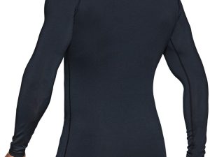 Men's UPF 50+ Mock Long Sleeve Compression Shirts, Athletic Workout Shirt, Base Layer for Water Sports