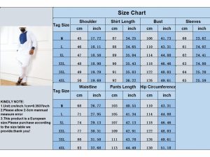 Top and Pant Outfits Clothes for Men Long Sleeve Shirts African Jacket Trouser 2 Piece Set Dashiki Tracksuit Suits Wear