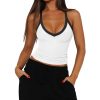 61x7EWJ6D7L.jpg Womens Tank Tops Summer V Neck Workout Racerback Yoga Gym Tank Tops
