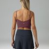 711gUNSU18L.jpg Women's Dreamlux Crop Tank Tops with Built in Bra Adjustable Spaghetti Strap Workout Yoga Camisole