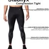 71B9mw9AT3L.jpg Men's Stabilyx Joint Support Compression Sports Tights, Pants for Running and Recovery