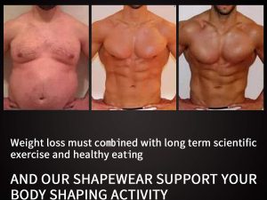 Mens Slimming Body Shaper Vest Chest Compression Shirt Abs Abdomen Slim Tank Top Undershirt