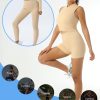 71DC0RgWeWL.jpg 6 PCS Workout Sets for Women Ribbed Women's Athletic Clothing Sets Pilates Yoga Outfits Sports Bra Leggings Workout Set