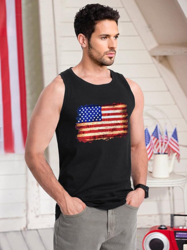 71EANb6yXGL.jpg 4th of July Tank Top Men American Flag Patriotic Sleeveless Shirts USA Stars and Stripes Independence Day Muscle Tanks