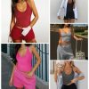 71H5bAfICKL.jpg Womens Tank Tops Summer V Neck Workout Racerback Yoga Gym Tank Tops