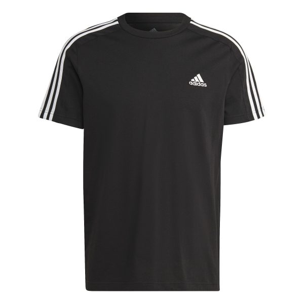 Men's Essentials Single Jersey 3-Stripes T-Shirt