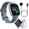 Versa 4 Fitness Smartwatch with Daily Readiness, GPS, 24/7 Heart Rate, 40+ Exercise Modes, Fit Bit Smart Watch for Men and