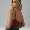 71OGBIdtoRL.jpg Women's Dreamlux Crop Tank Tops with Built in Bra Adjustable Spaghetti Strap Workout Yoga Camisole