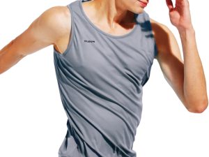 Men's Running Tank Top Ultra Lightweight Marathon Singlet Shirts Dry Fit Workout Sleeveless T-Shirt