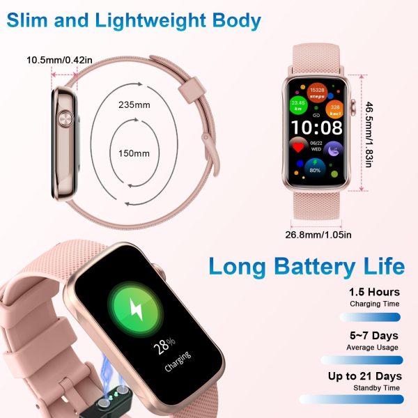 71Uk8ayJHwL.jpg Smart Watch, Smartwatch for Men Women with 24 Sport Modes, IP68 Waterproof Fitness Tracker with 24/7 Heart Rate/Sleep/SpO2