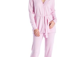 100% Pure Cashmere Lounge Pajamas Sets for Women - Long Sleeve, Classic Style, Lightweight, Soft and Warm