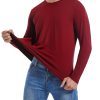 71XLbwxvYzL.jpg 3 Pack Men's Cotton Shirt Loose Fit Long Sleeve T-Shirt Moisture Wicking Crew Neck Shirts Comfort Casual Base Layer Tops