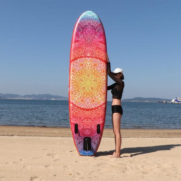 Inflatable Paddle Board for Adult, Paddle Board for All Skill Levels, Wide SUP Board with Primium Accessories Include SUP Carry