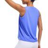 71ZXpAcXvGL.jpg Ice Silk Workout Tank Tops for Women Cool-Dry Sleeveless Loose Fit Yoga Shirts Athletic Running Gym