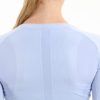 71a3WCZ0LsL.jpg Seamless Workout Shirts for Women Long Sleeve Yoga Tops Sports Running Shirt Breathable Athletic Top Slim Fit