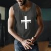 71axkQOm7dL.jpg Weiyuqi Christian Tank Top for Men Jesus Cross Shirts Believe Printed Faith Sleeveless Graphic Tee Workout Muscle Shirt