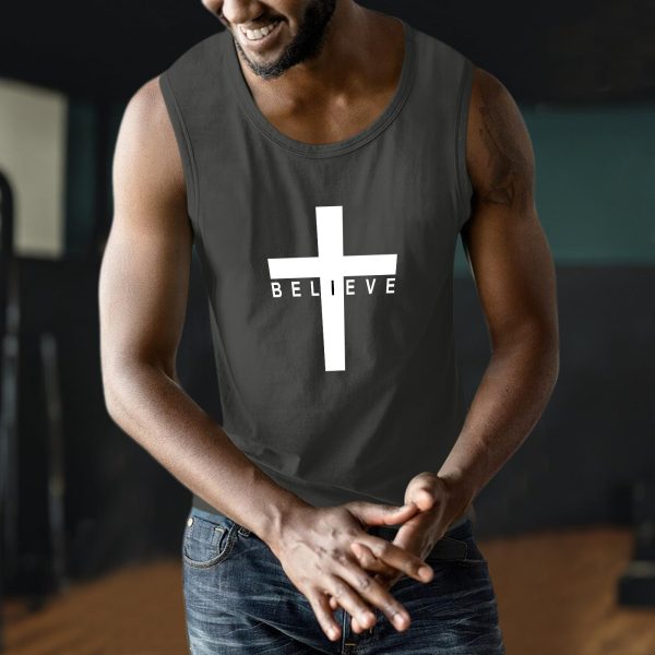 71axkQOm7dL.jpg Weiyuqi Christian Tank Top for Men Jesus Cross Shirts Believe Printed Faith Sleeveless Graphic Tee Workout Muscle Shirt