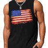 71dW2KEGzXL.jpg 4th of July Tank Top Men American Flag Patriotic Sleeveless Shirts USA Stars and Stripes Independence Day Muscle Tanks