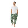 71dj2dGIPlL.jpg Harem Boho Cotton Summer Pants for Women, Loose Lightweight Pants for Women with Pockets, Womens Casual Beach and Yoga Pants