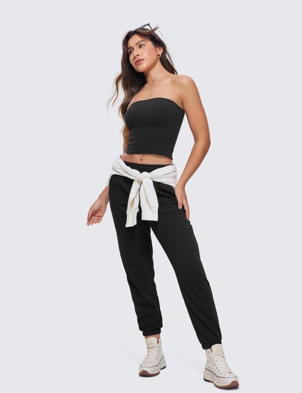 71iEa-w2nkL.jpg Butterluxe Double Lined Tube Tops for Women Going Out Crop Sleeveless Tank Bandeau Strapless Casual Shirts